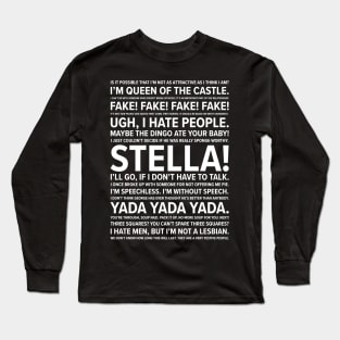 Elaine Quotes Long Sleeve T-Shirt